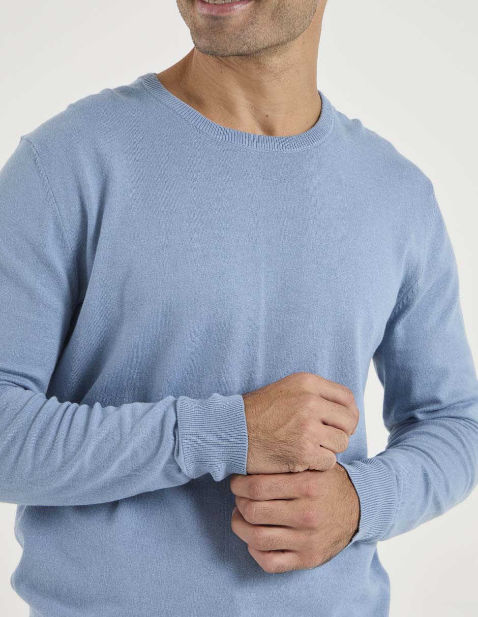 Suéter cuello redondo para hombre 4