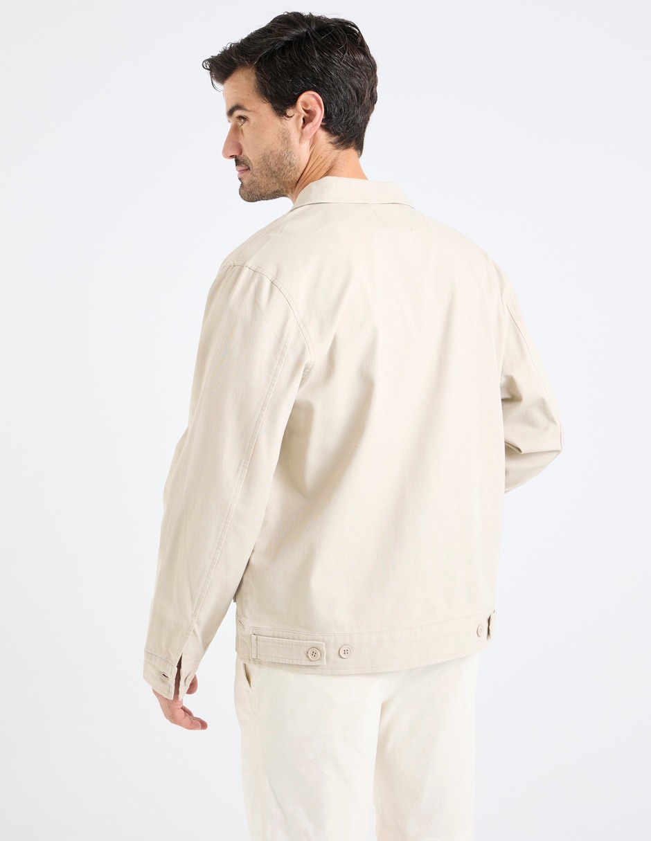 Chamarra casual con bolsillos para hombre 2