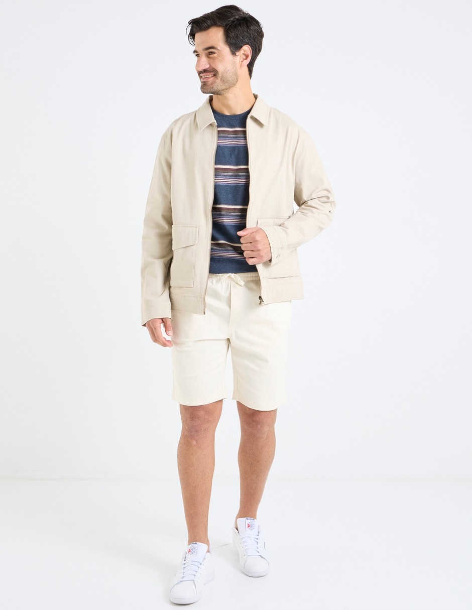 Chamarra casual con bolsillos para hombre 3
