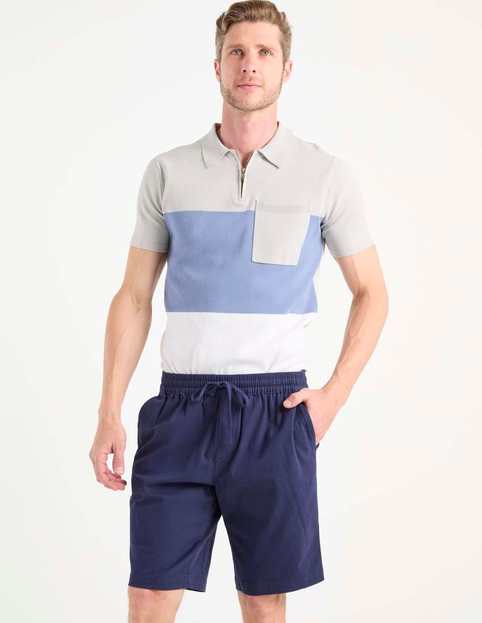 Bermuda de gabardina para hombre Bermuda de gabardina para hombre