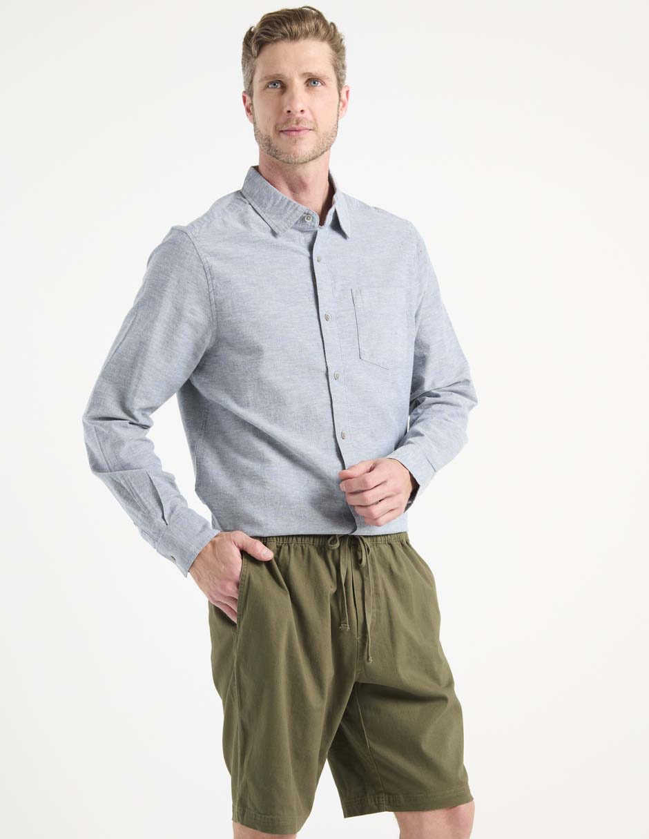 Bermuda de algodón para hombre Bermuda de algodón para hombre