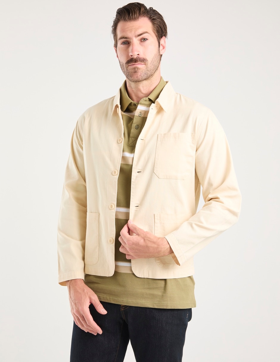 Camisa casual de algodón manga larga para hombre 5