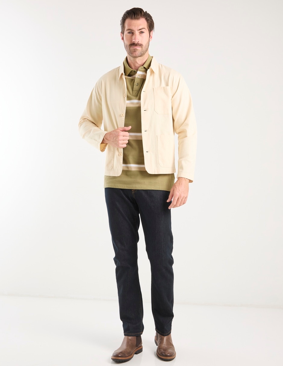 Camisa casual de algodón manga larga para hombre 4