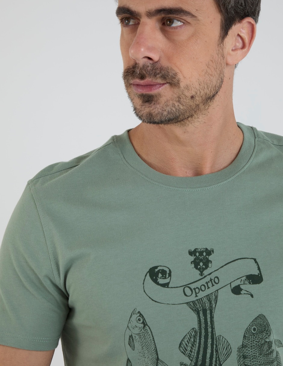 Playera Sail & Fishing cuello redondo para hombre 4