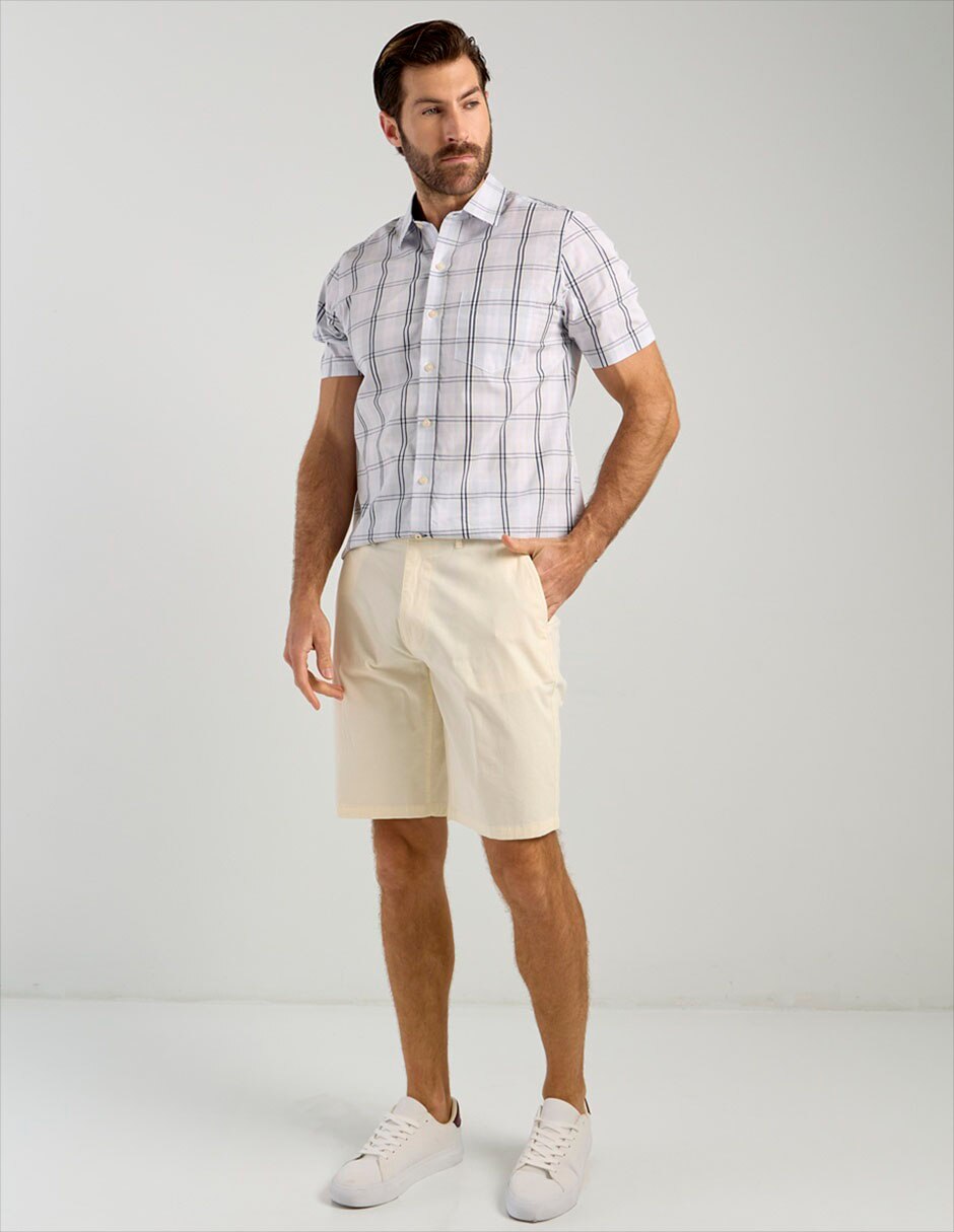 Bermuda de gabardina para hombre 3