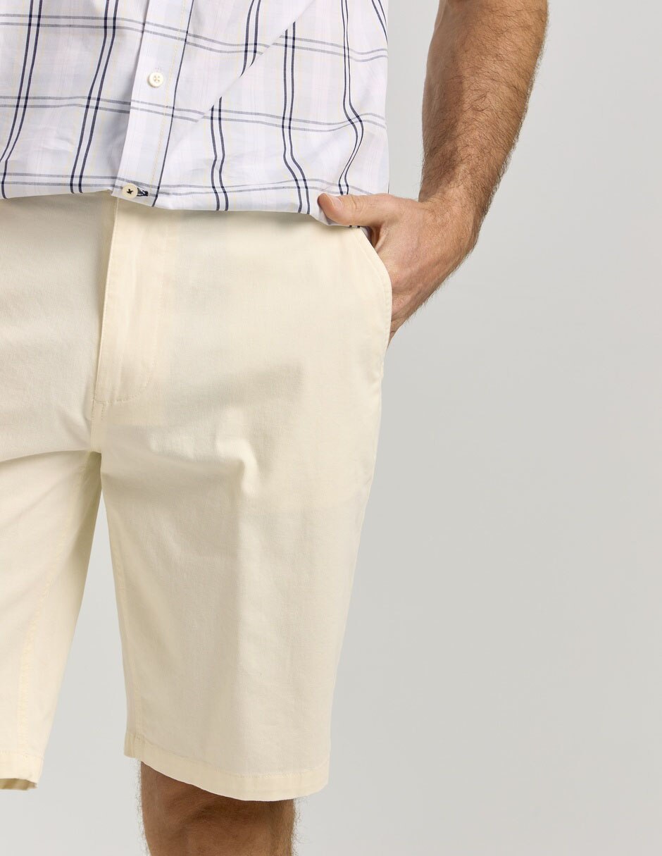 Bermuda de gabardina para hombre 4