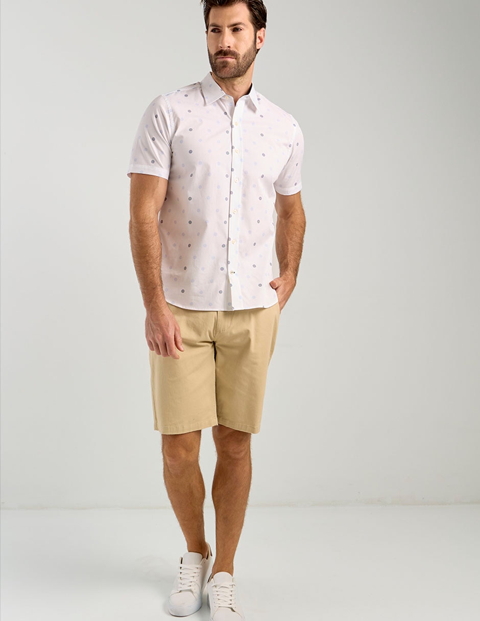 Bermuda Weekend de gabardina para hombre