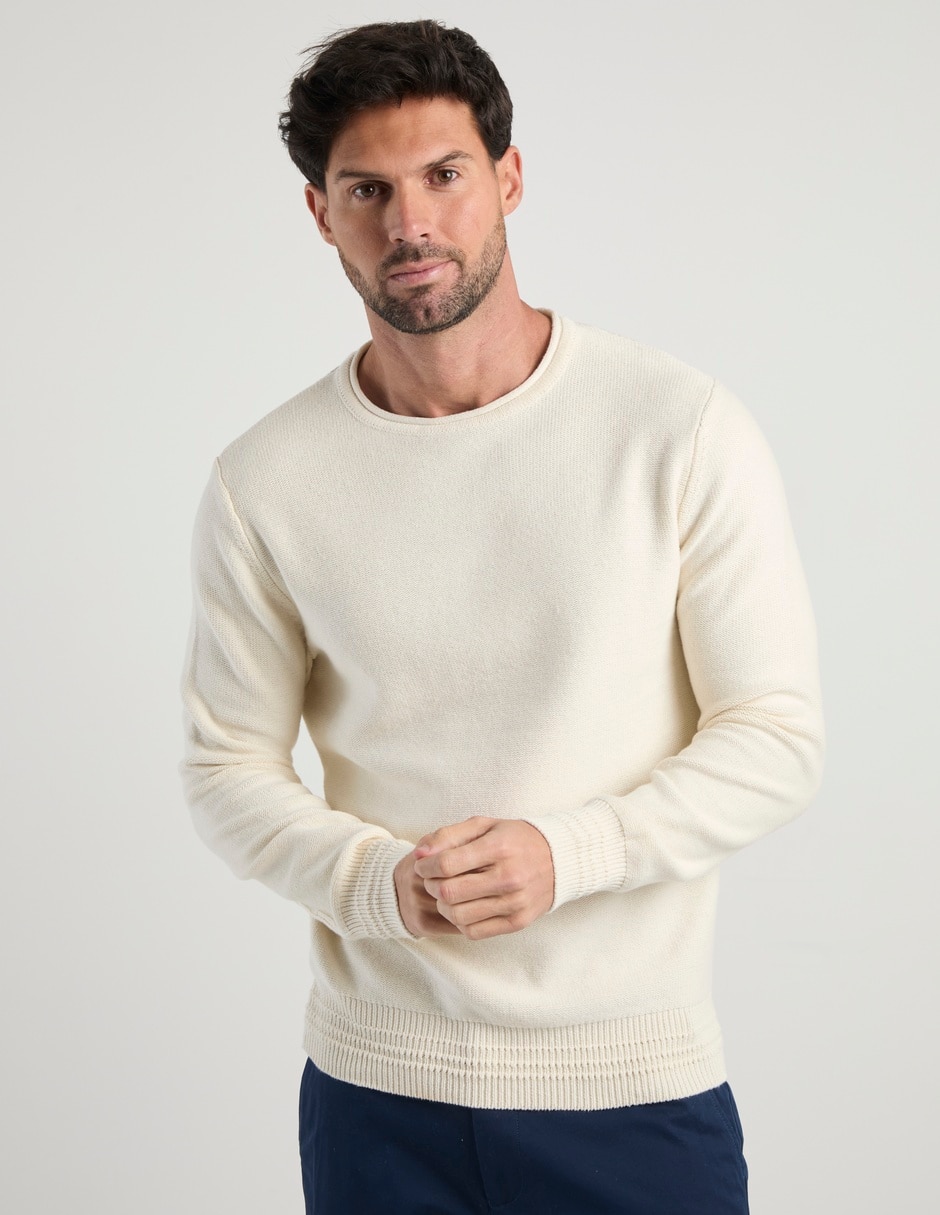 Suéter cuello redondo para hombre Suéter cuello redondo para hombre