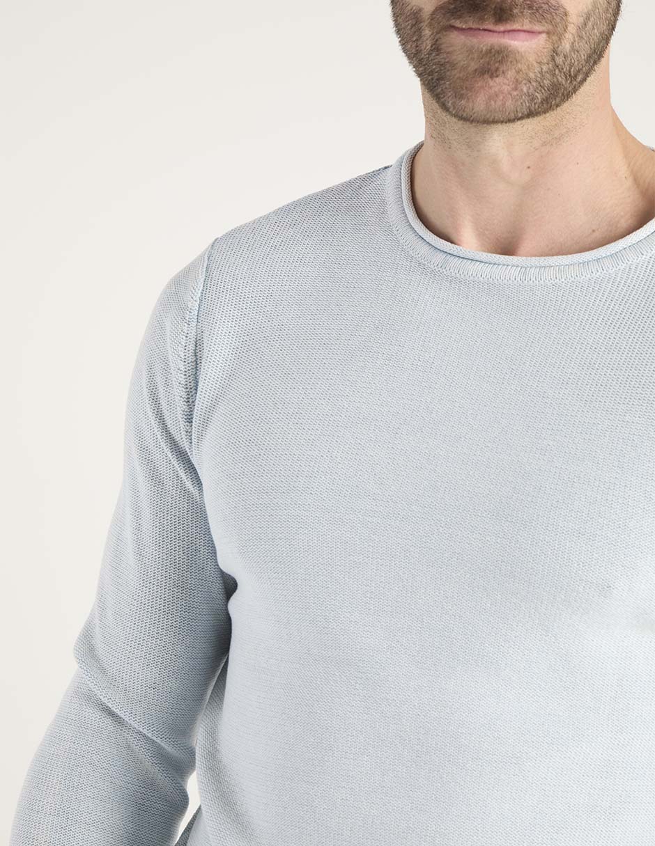 Suéter cuello redondo para hombre 4
