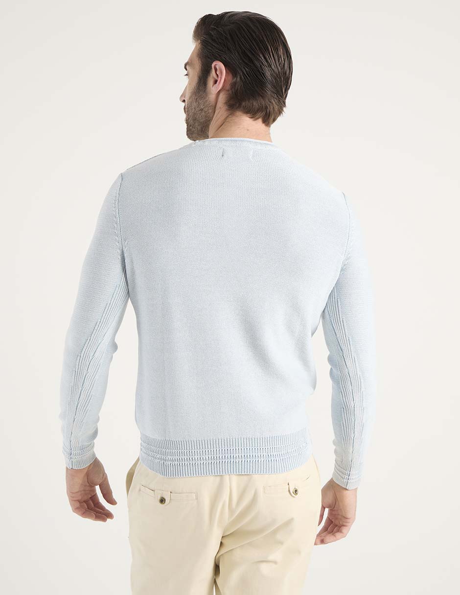 Suéter cuello redondo para hombre 6
