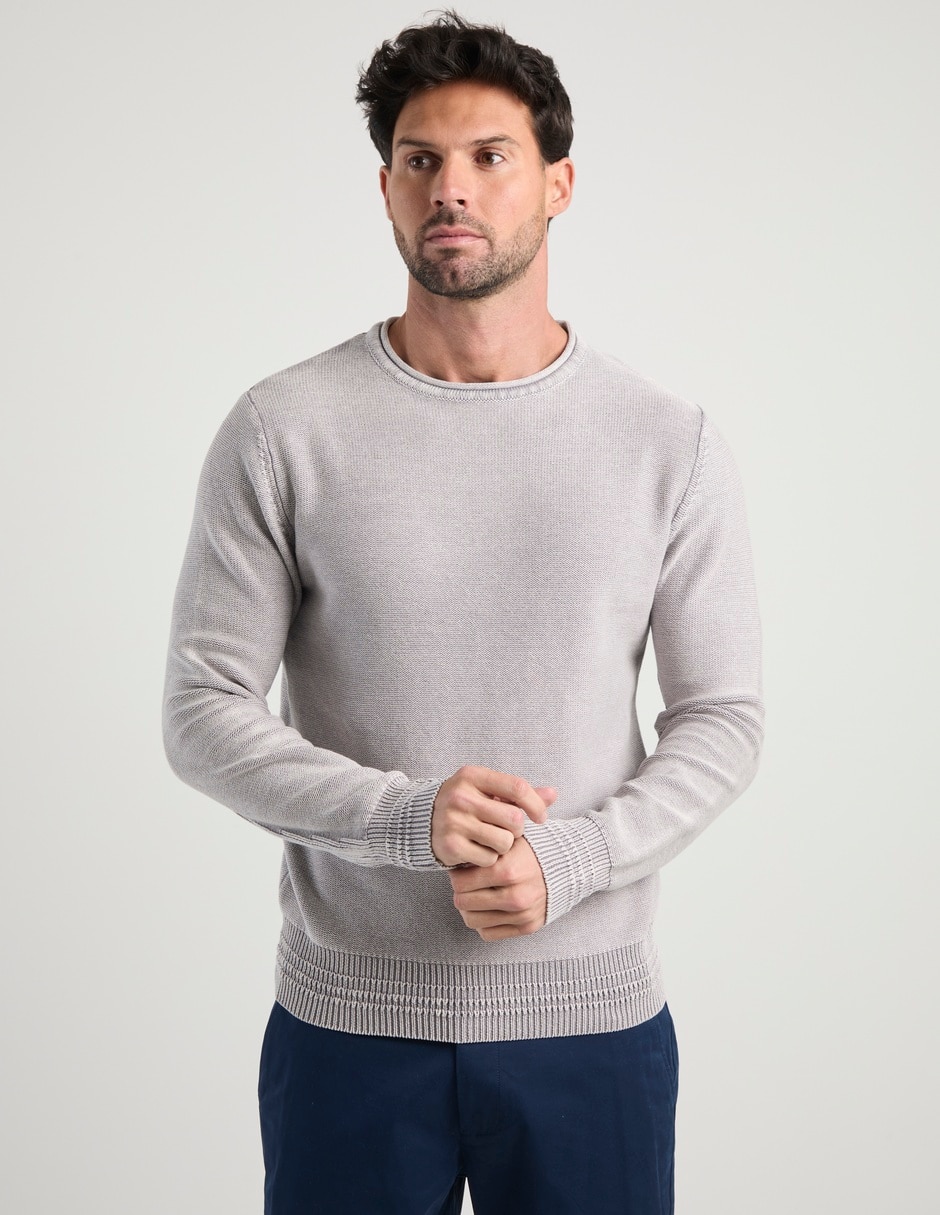 Suéter cuello redondo para hombre Suéter cuello redondo para hombre