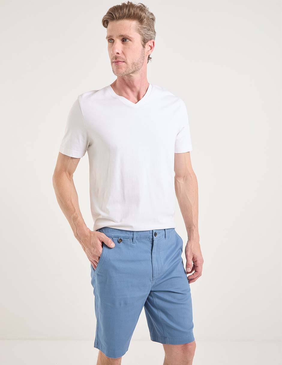 Bermuda de algodón para hombre