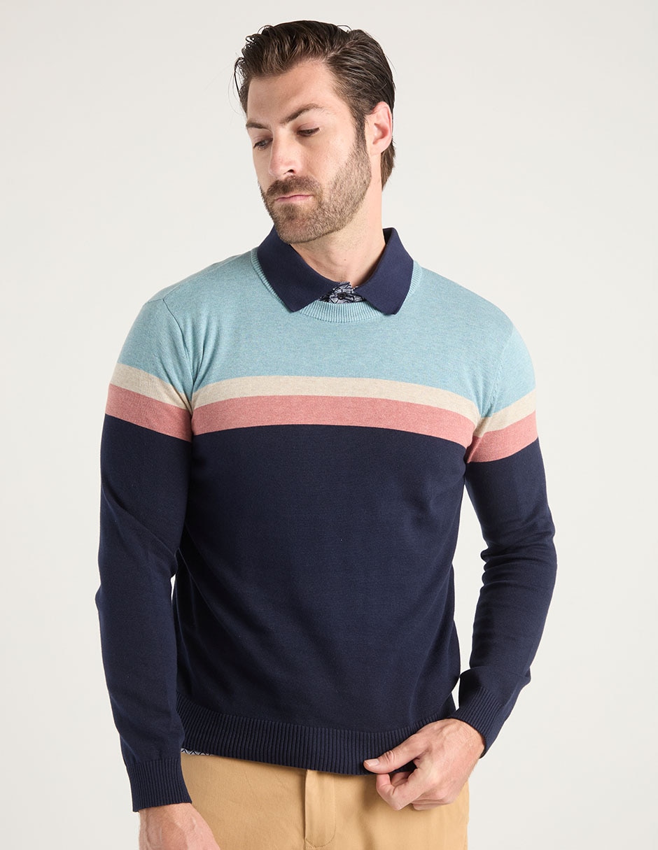 Suéter cuello redondo para hombre Suéter cuello redondo para hombre