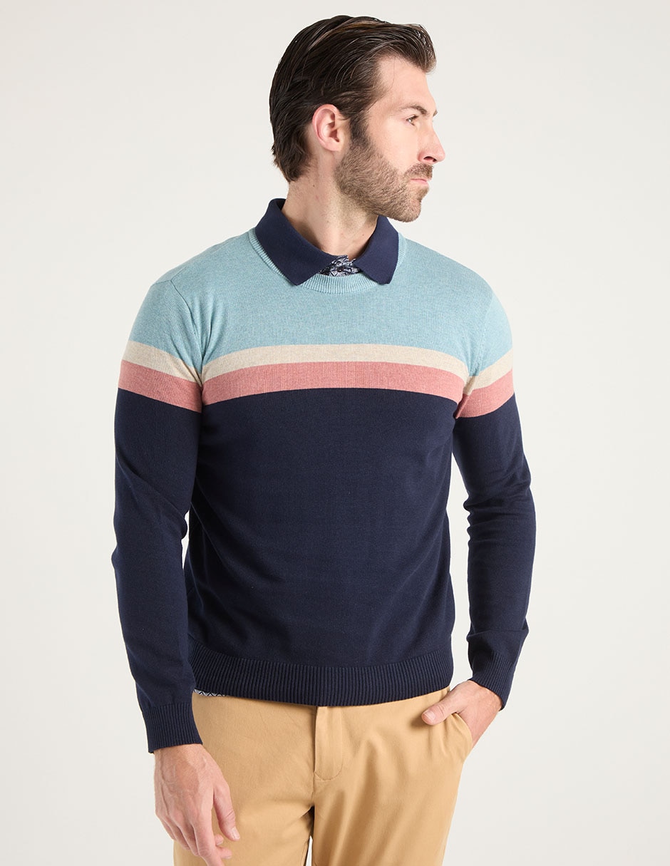 Suéter cuello redondo para hombre 5
