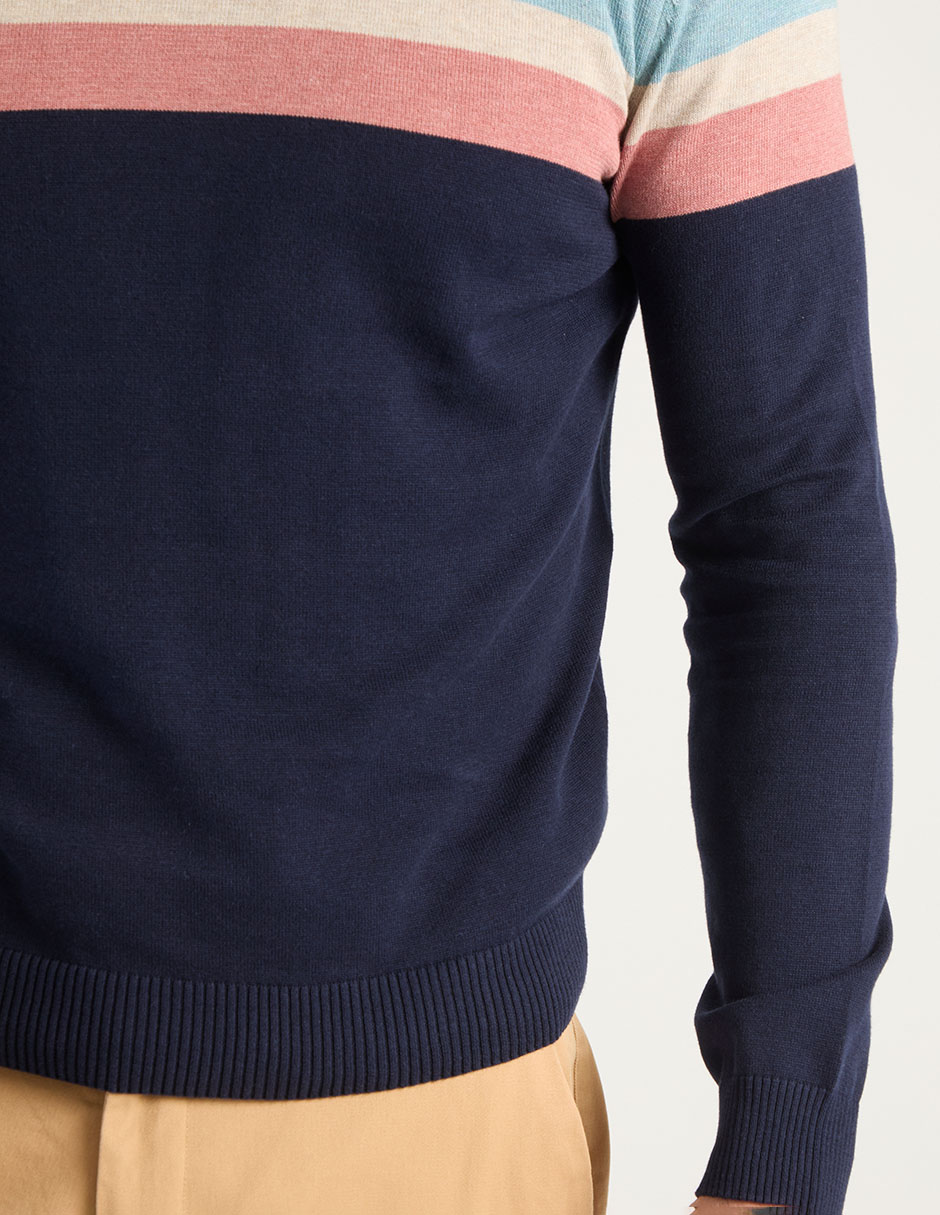 Suéter cuello redondo para hombre 2