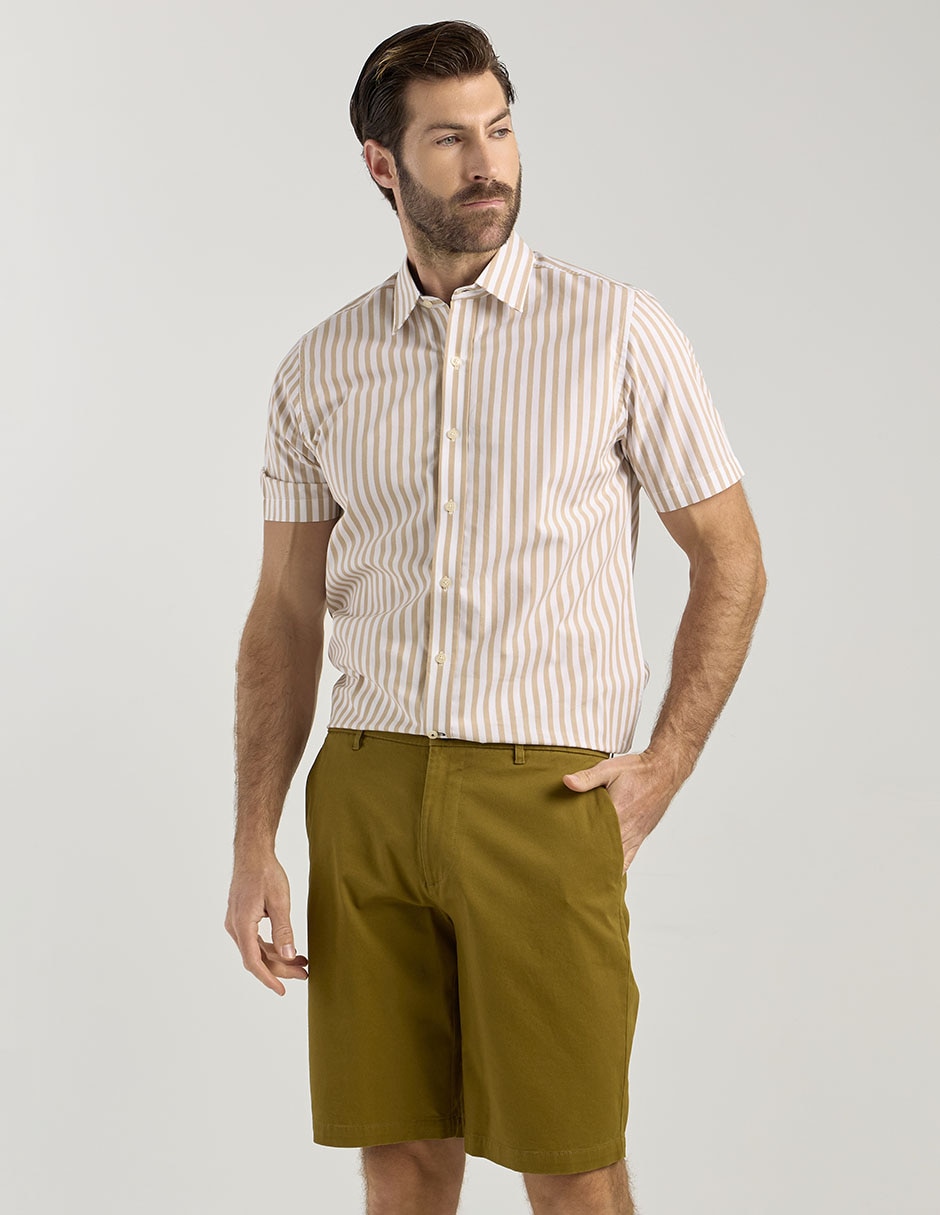 Bermuda de gabardina para hombre Bermuda de gabardina para hombre