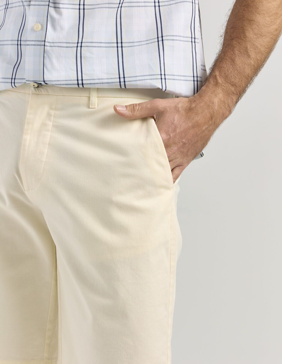 Bermuda de gabardina para hombre 4