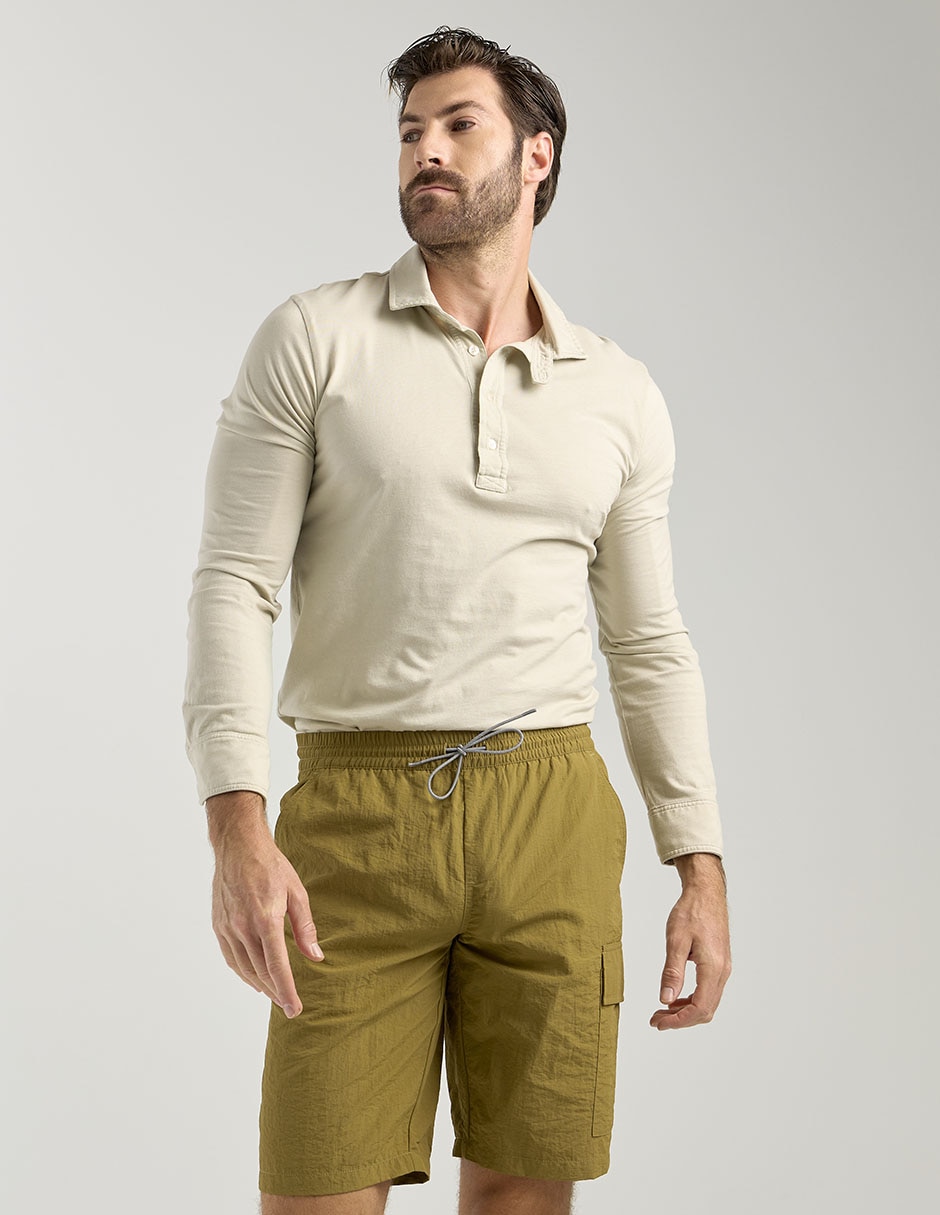 Bermuda de gabardina para hombre Bermuda de gabardina para hombre