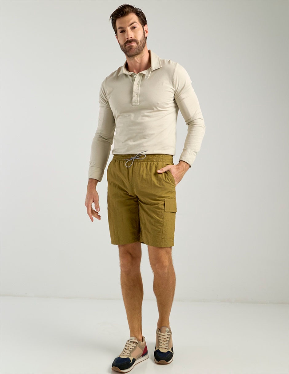 Bermuda Weekend de gabardina para hombre