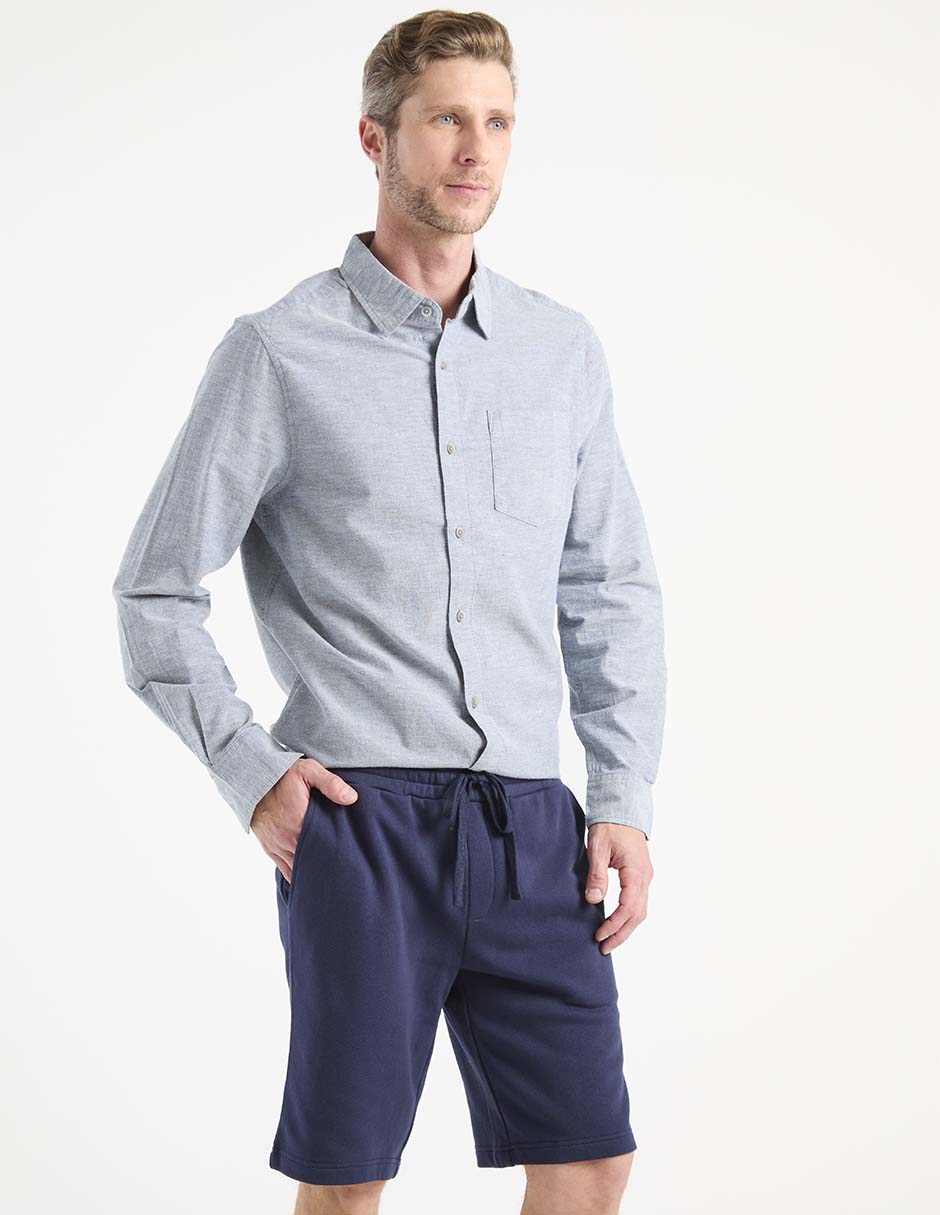 Bermuda de algodón para hombre