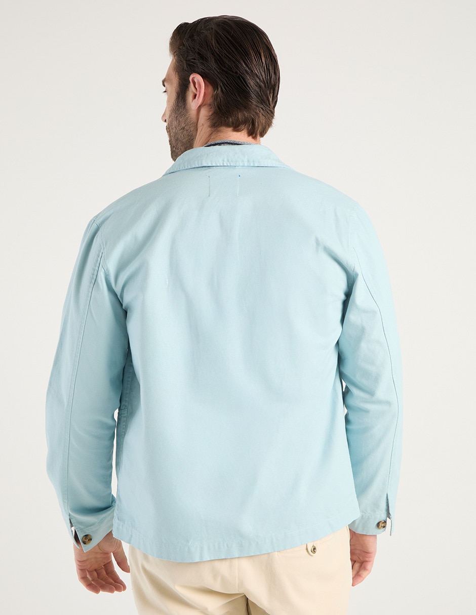 Sobrecamisa casual Weekend de algodón manga larga para hombre