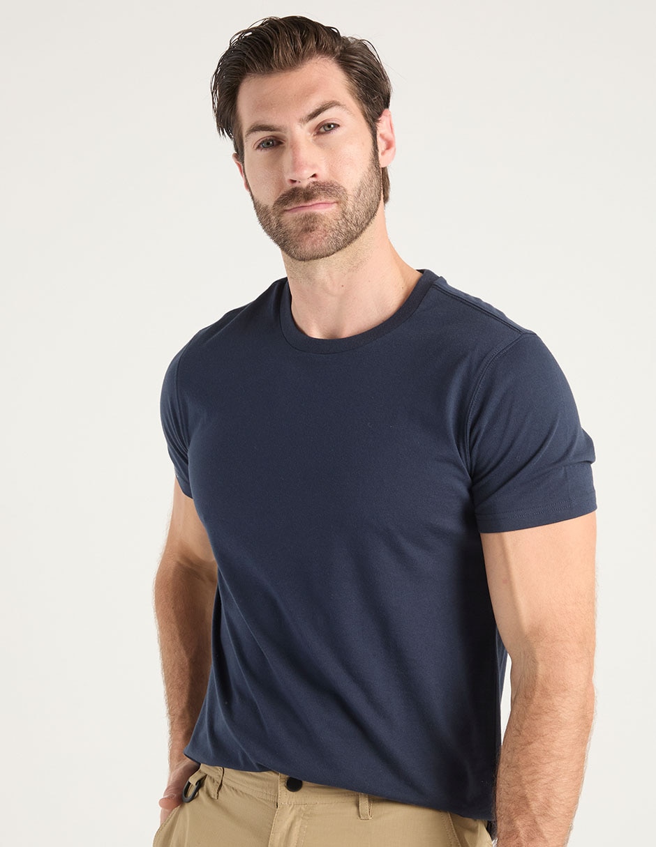 Set playera cuello redondo para hombre 1