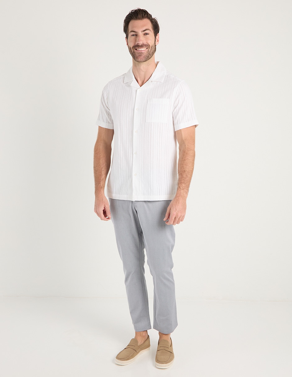 Camisa casual manga corta para hombre 2