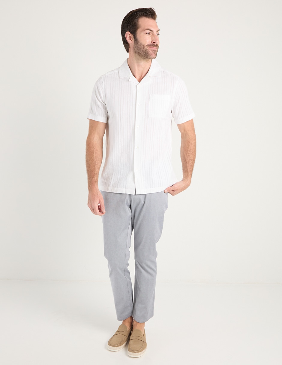 Camisa casual manga corta para hombre 3
