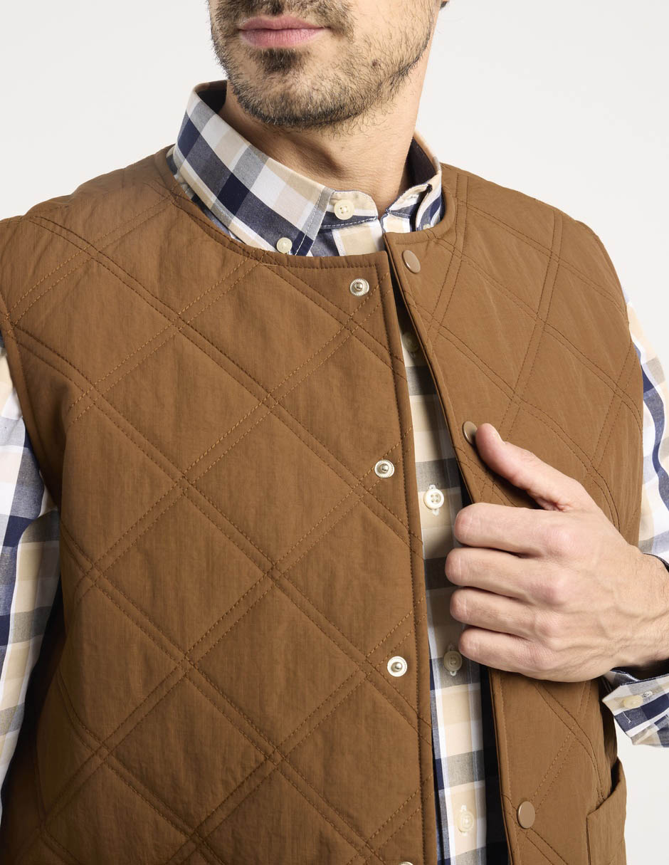 Chaleco capitonado para hombre