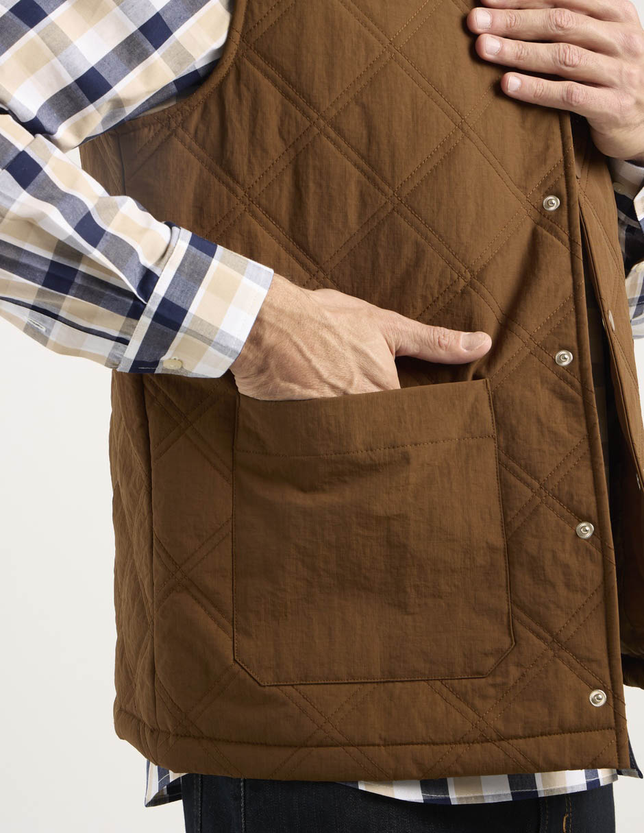 Chaleco capitonado para hombre