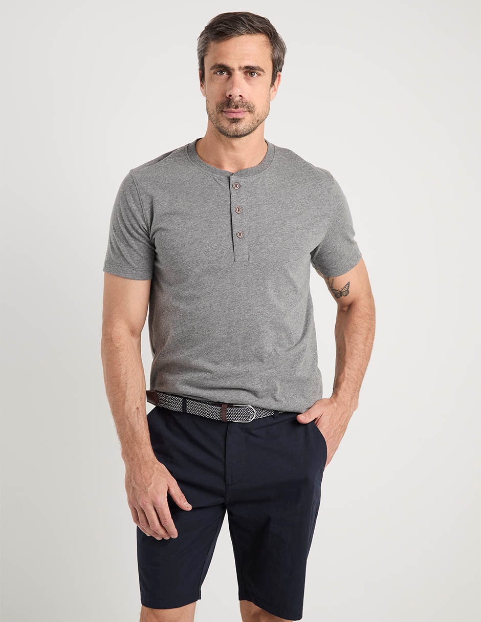 Bermuda de algodón para hombre