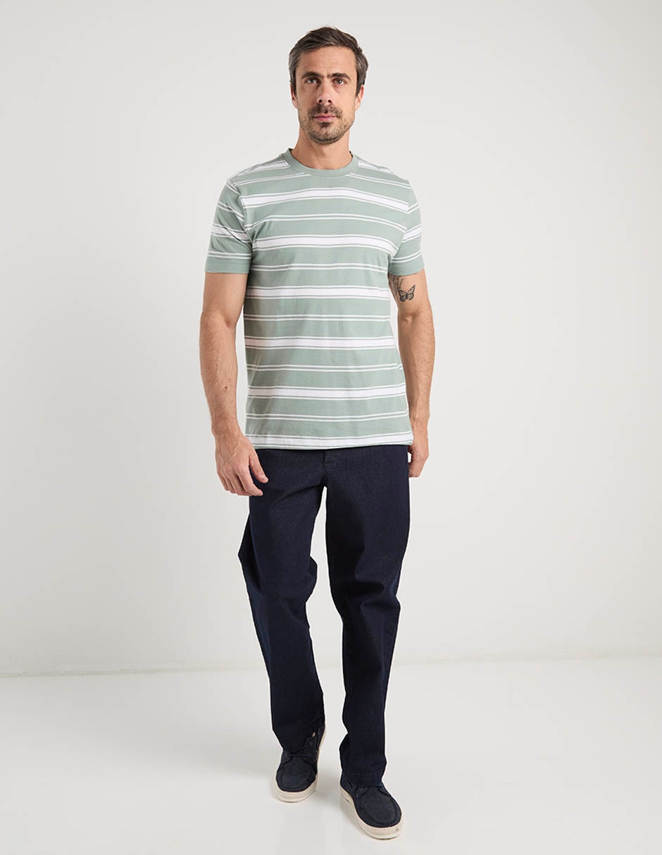 Jeans slim lavado obscuro para hombre 8