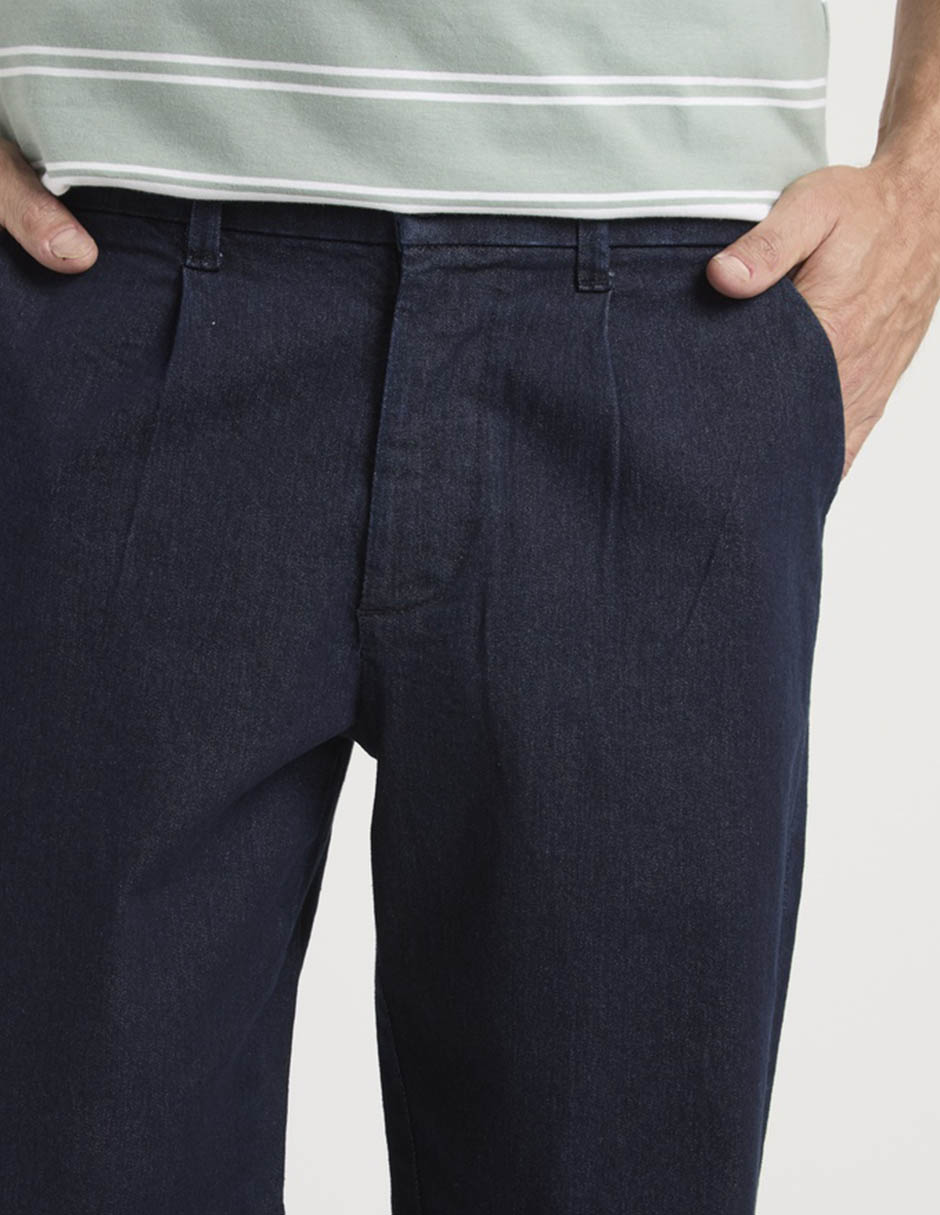 Jeans slim lavado obscuro para hombre 10