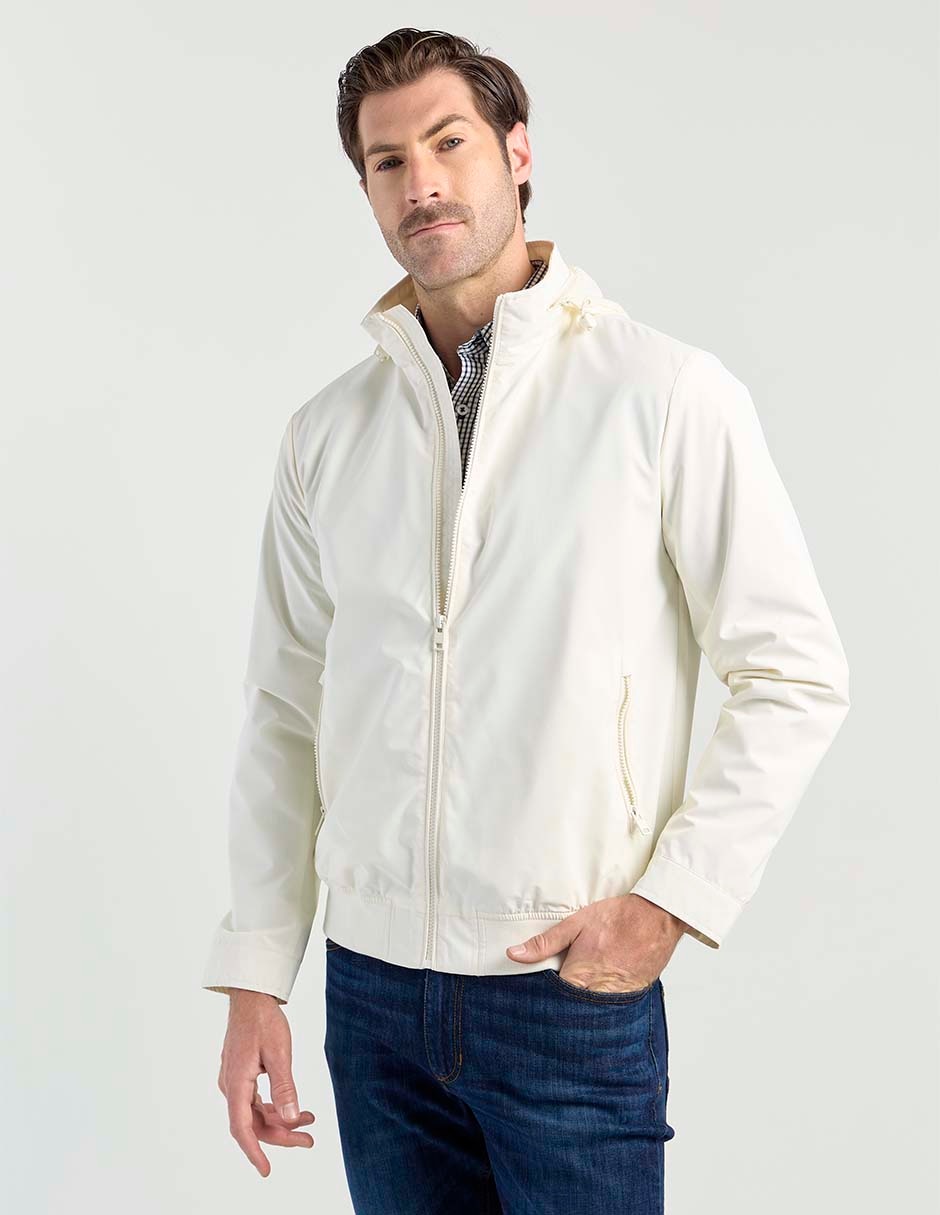 Chamarra casual con bolsillos para hombre