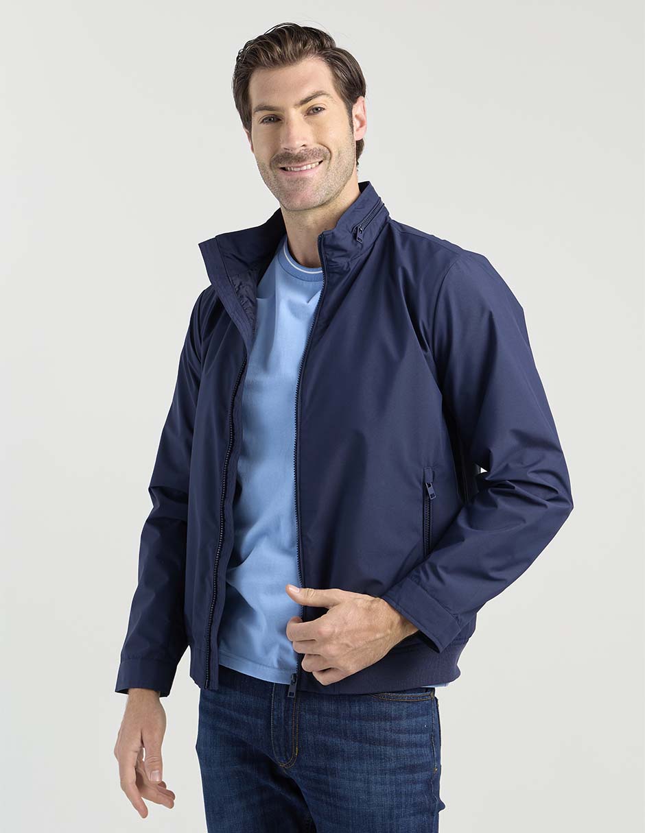 Chamarra casual con bolsillos para hombre Chamarra casual con bolsillos para hombre