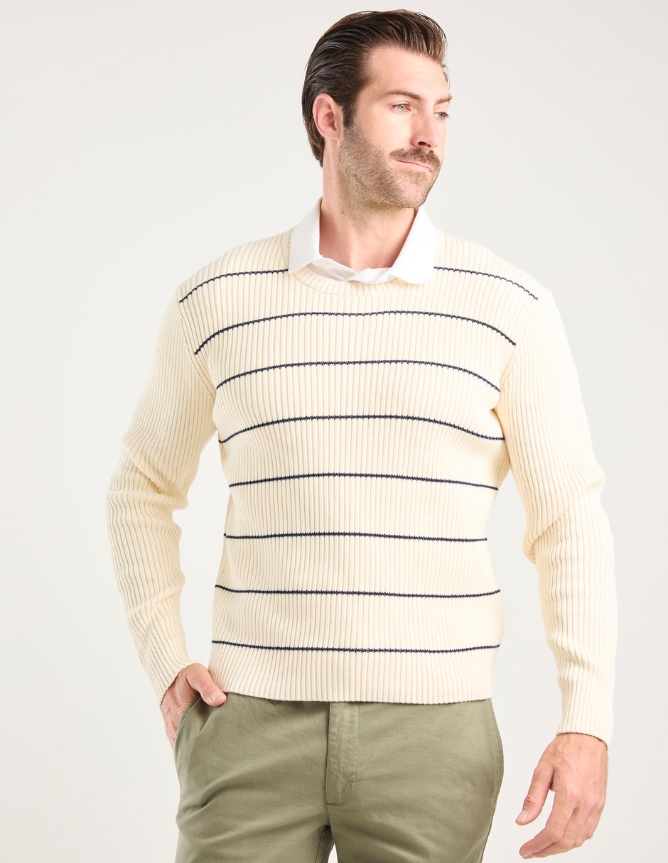 Suéter cuello redondo para hombre Suéter cuello redondo para hombre