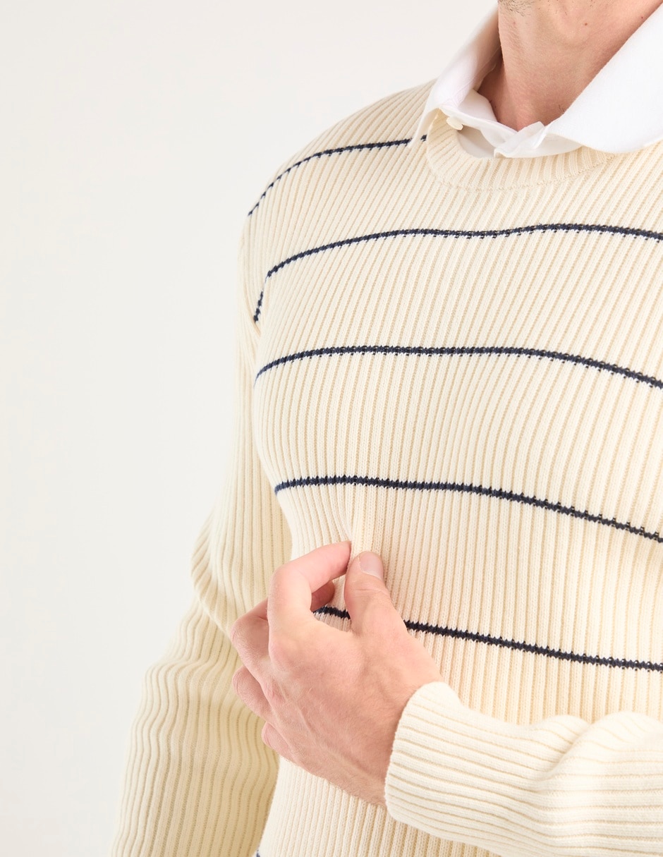 Suéter cuello redondo para hombre 2