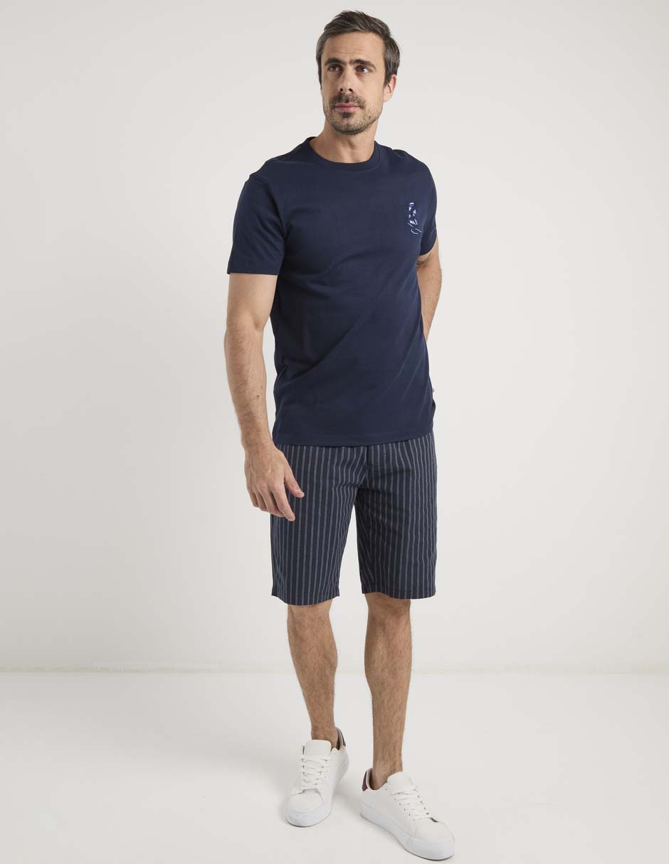 Playera weekend cuello redondo para hombre