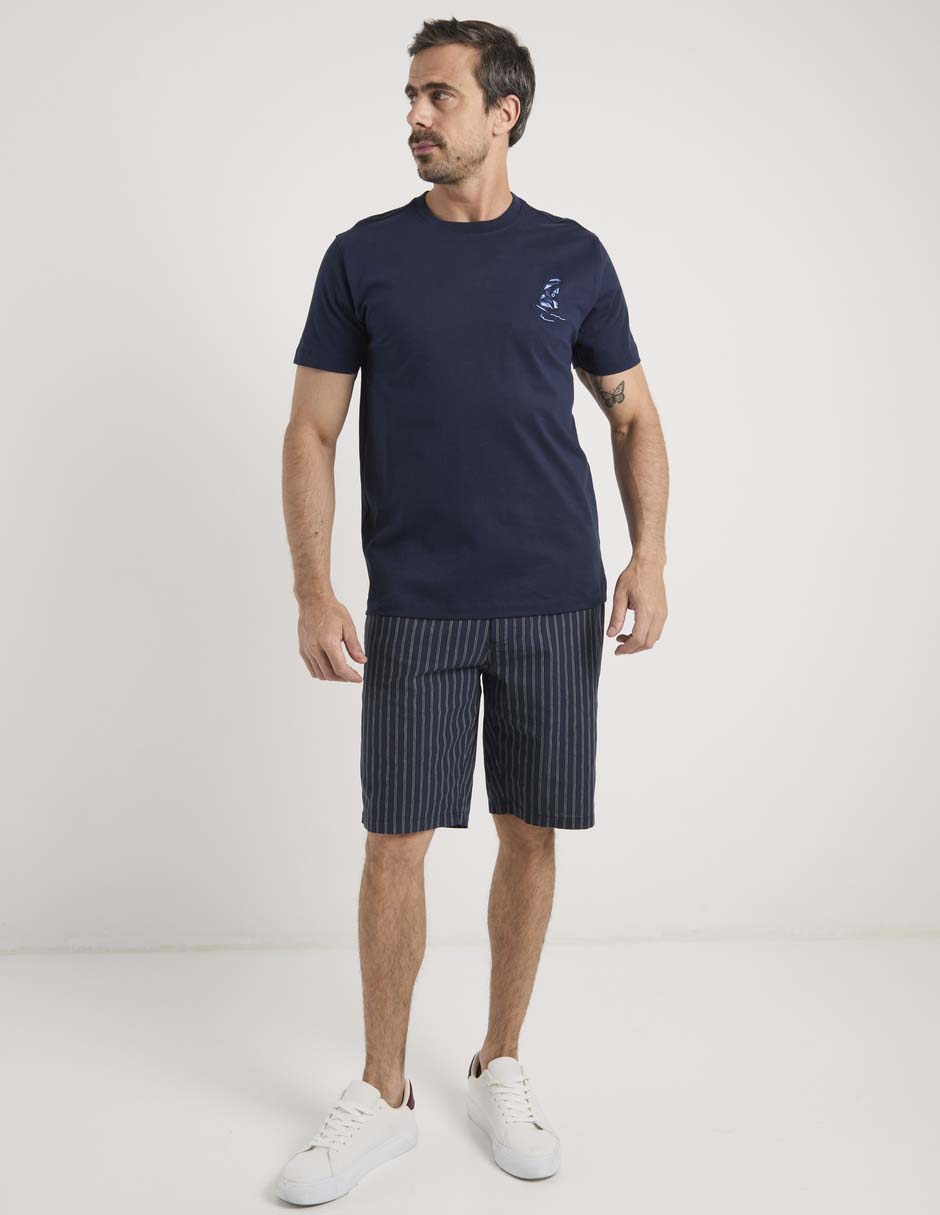 Playera weekend cuello redondo para hombre