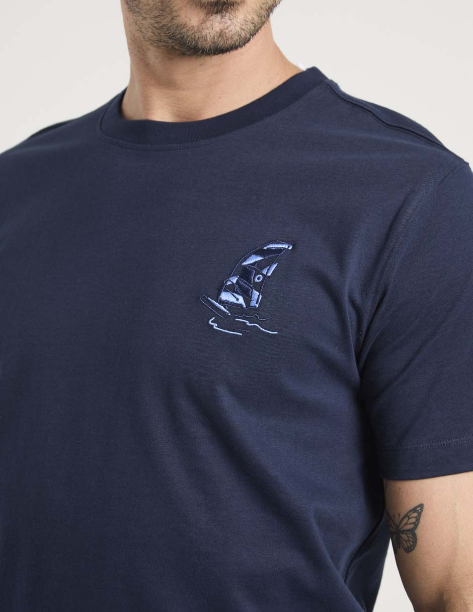 Playera weekend cuello redondo para hombre