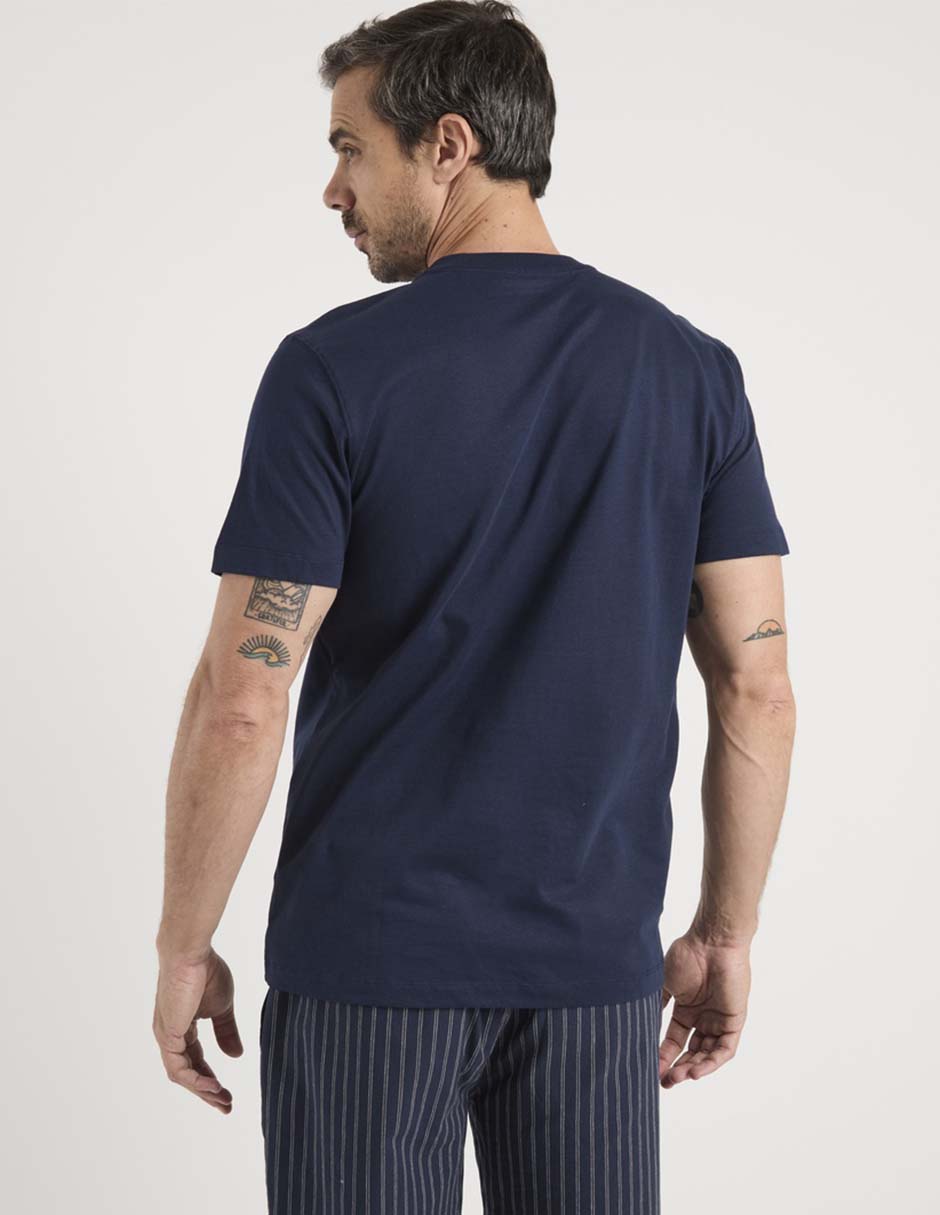 Playera weekend cuello redondo para hombre