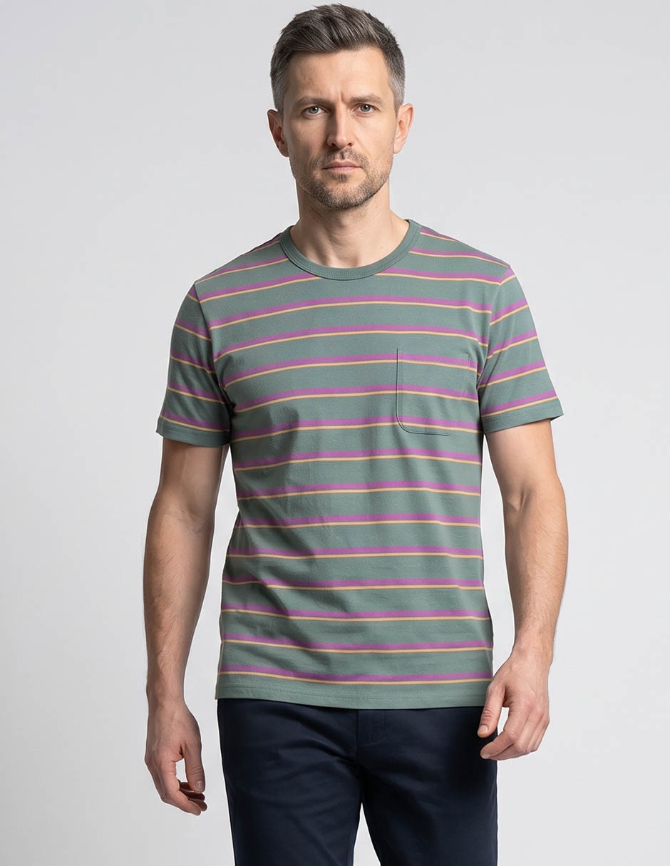 Playera cuello redondo para hombre 1