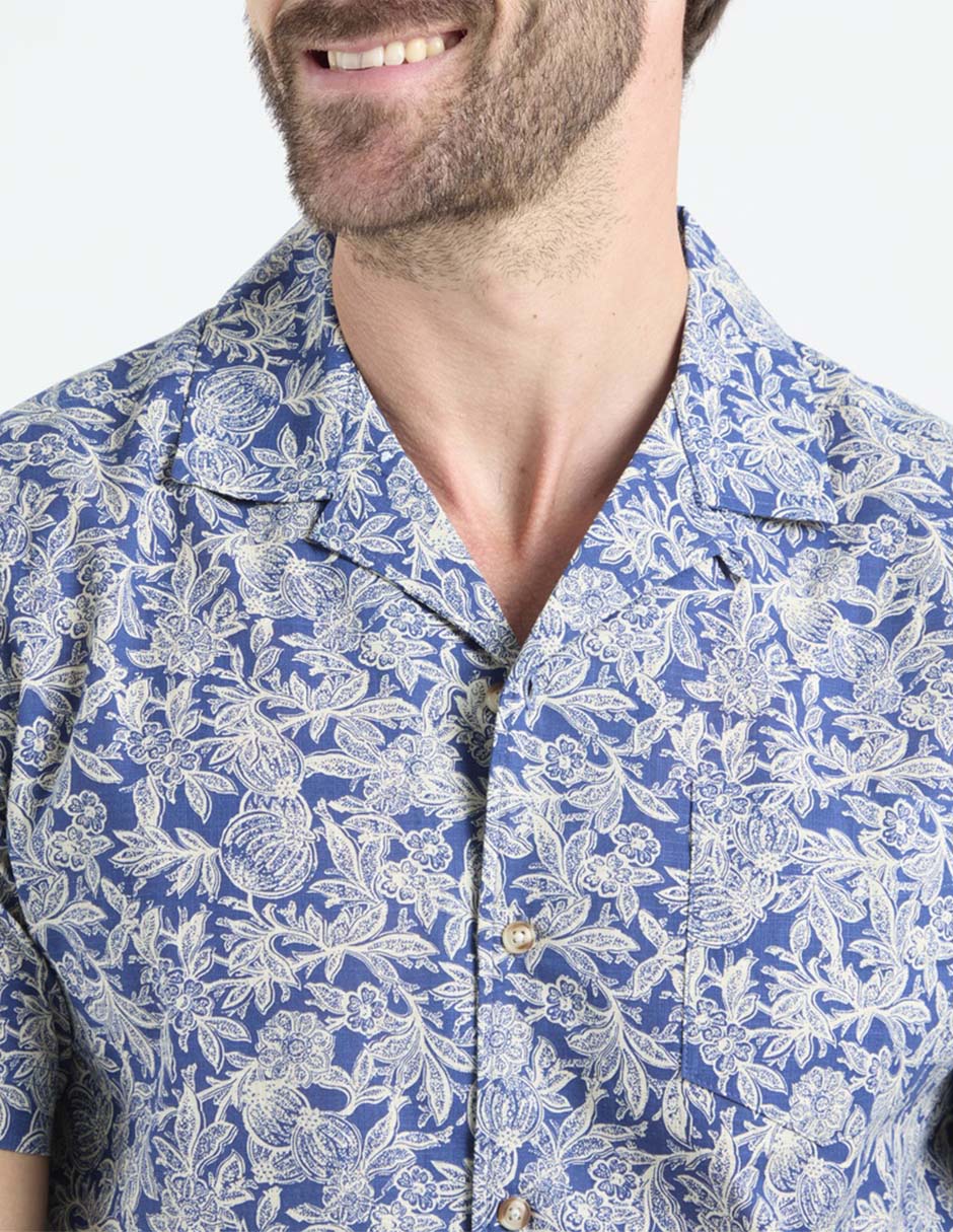 Camisa casual manga corta para hombre 4