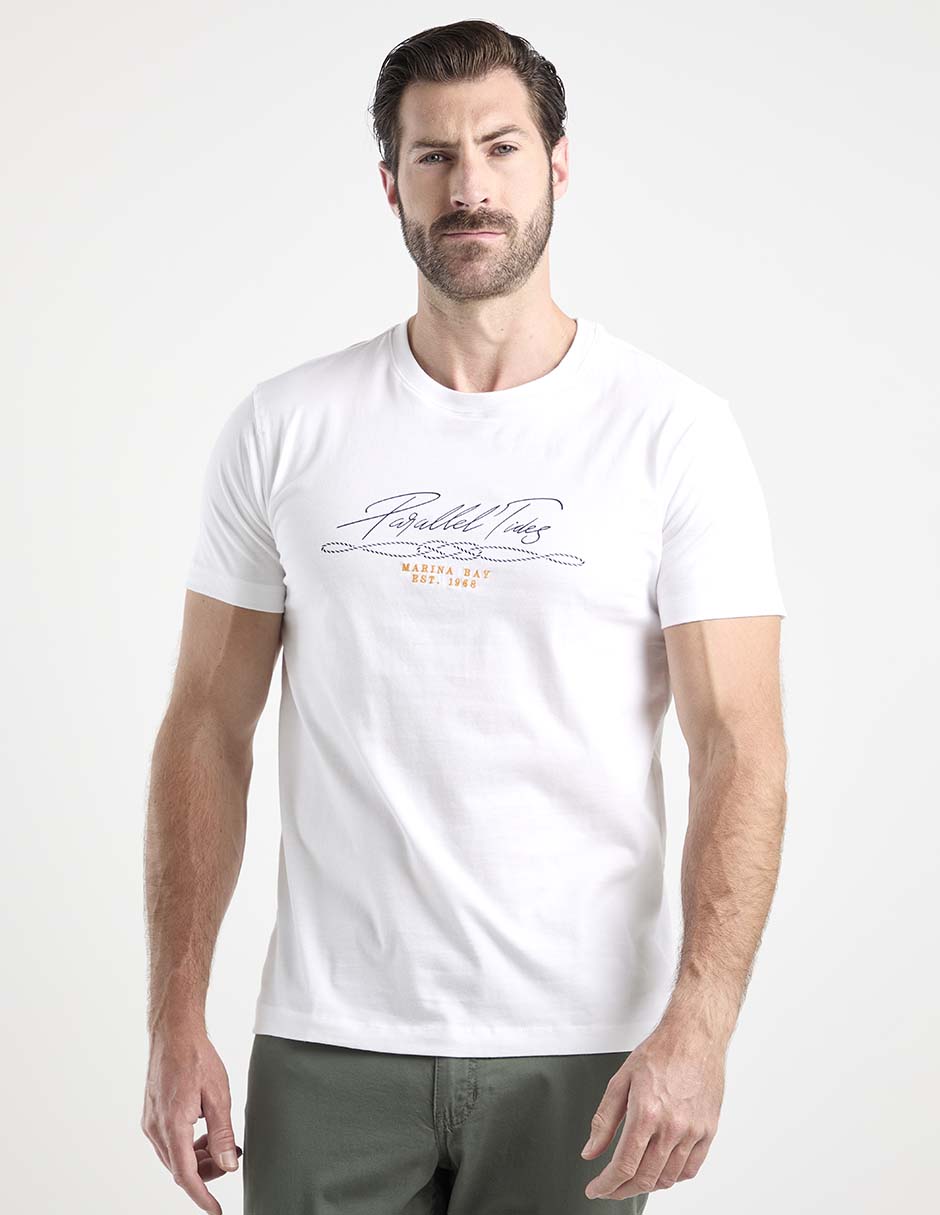 Playera Weekend cuello redondo para hombre