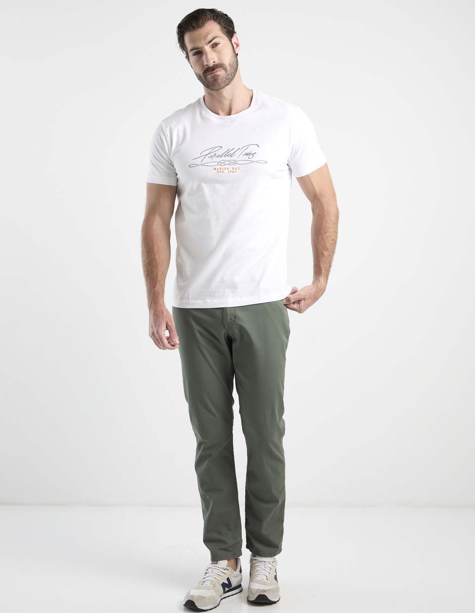 Playera Weekend cuello redondo para hombre