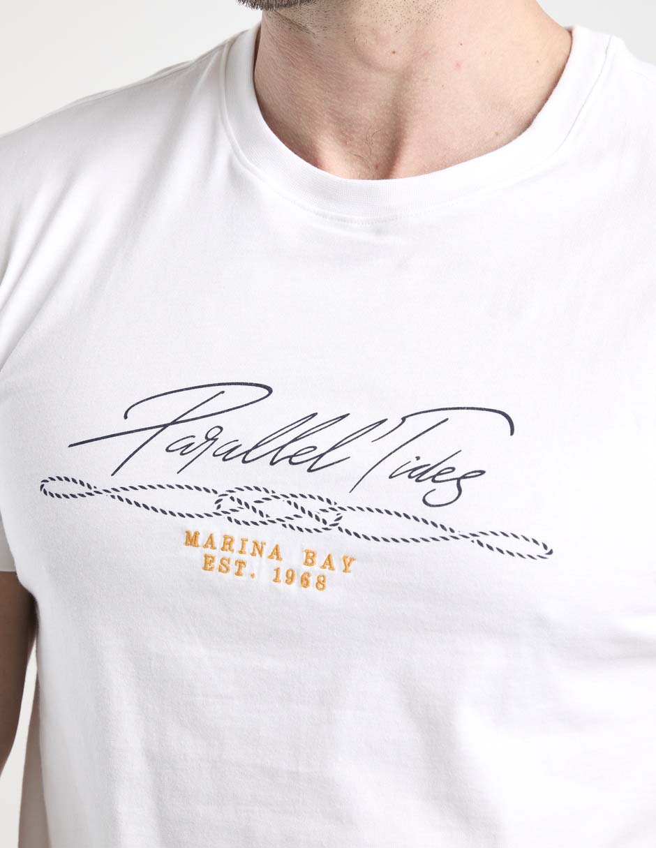 Playera Weekend cuello redondo para hombre