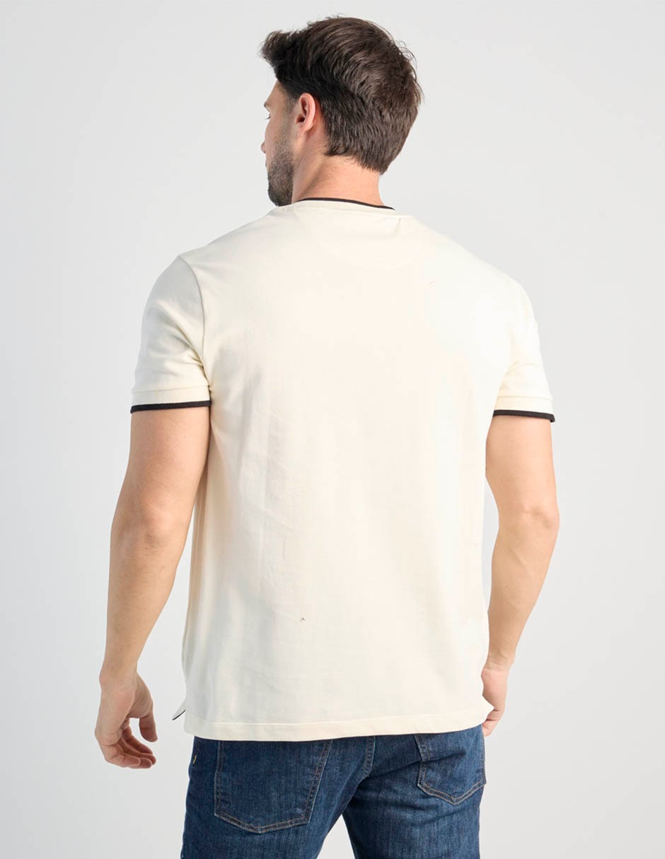 Playera Weekend cuello mao para hombre