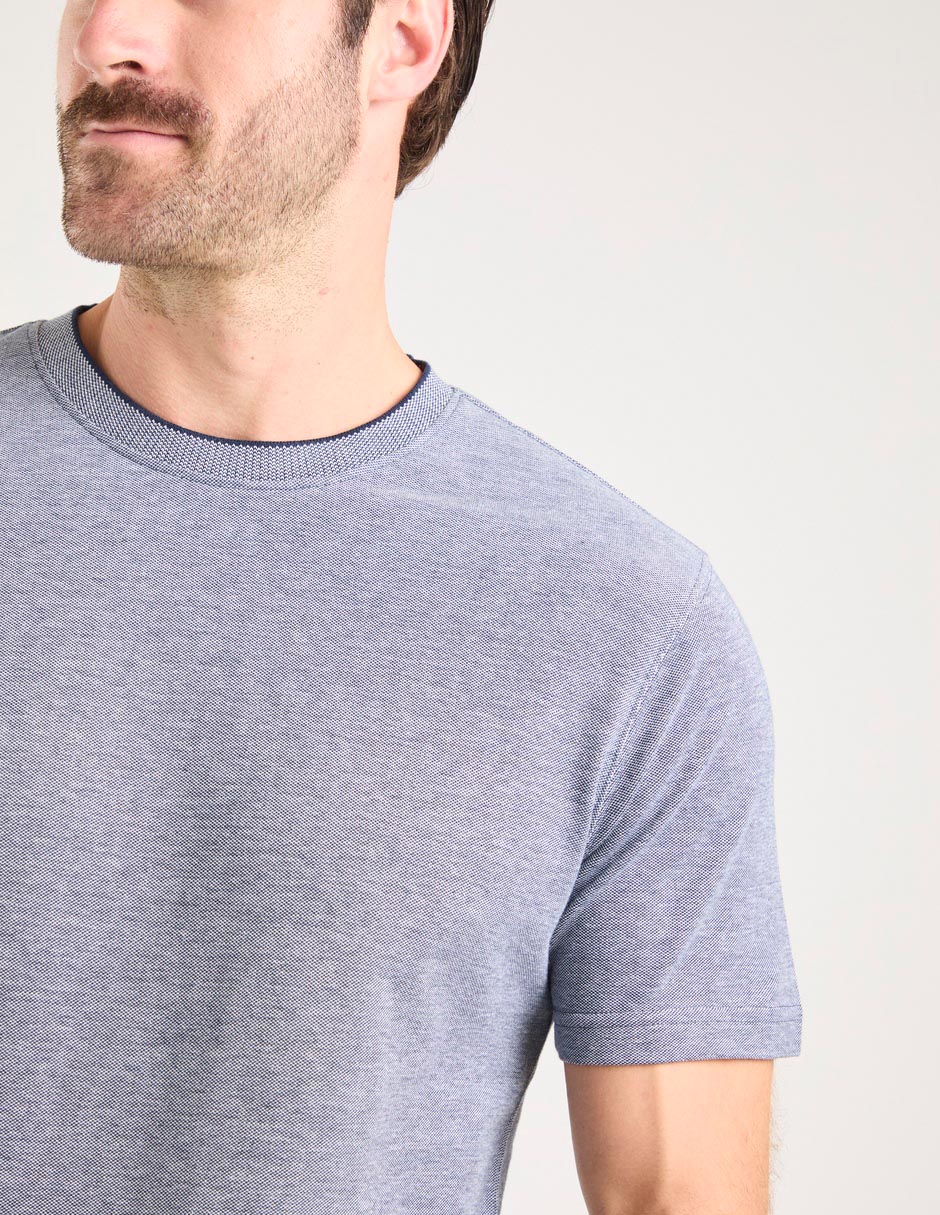 Playera weekend cuello redondo para hombre