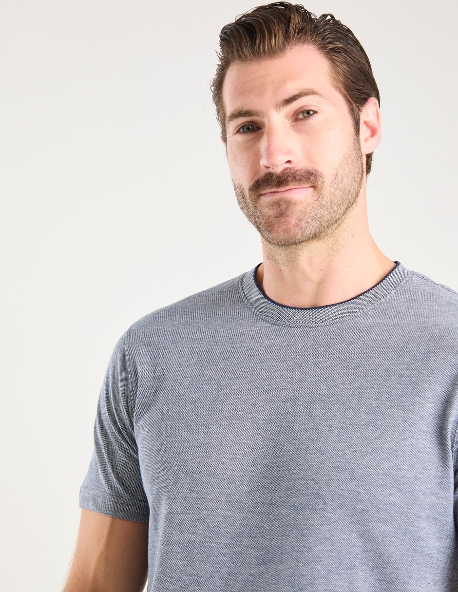Playera weekend cuello redondo para hombre