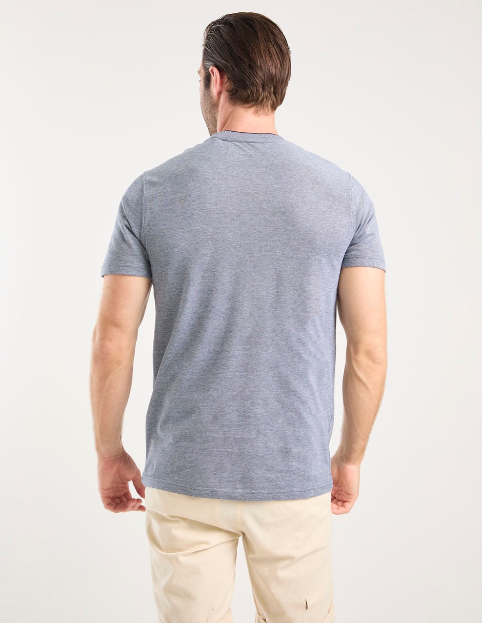 Playera weekend cuello redondo para hombre